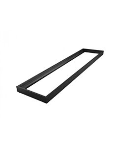 Ramka montażowa natynkowa do paneli LED zatrzask czarna Eco Light EC79999