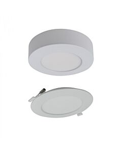 Oprawa downlight pt/nt LED lampa CCT 6W 3000K/4000K/6500K 540lm 120° biała Eco Light EC61079
