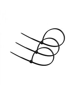 Opaska kablowa zaciskowa trytytka OK-25150B 2.5x150mm czarna .MORE M20063