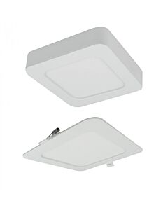 Oprawa downlight pt/nt LED lampa CCT 12W 3000K/4000K/6500K 1100lm 120° biała Eco Light EC61084