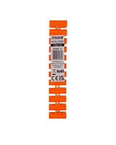 Listwa zaciskowa śrubowa 12-torowa 2,5mm2 3A 400V pomarańczowa .MORE M79684