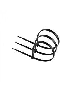 Opaska kablowa zaciskowa trytytka OK-46200B 4.6x200mm czarna .MORE M20133