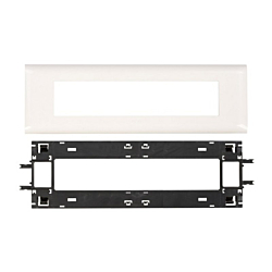Uchwyt zatrzaskowy z pokrywą do kanałów DLP 65mm M45 8M biały Legrand 010958