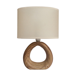 Lampka stołowa GOLF E14 25W boho brązowy/beżowy STRUHM 03205