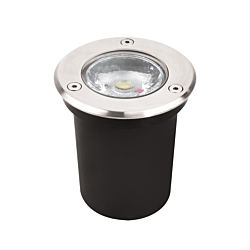 Oprawa najazdowa okrągła GAWRA LED 4200K 400lm IP67 6W srebrny matowy chrom STRUHM 03247