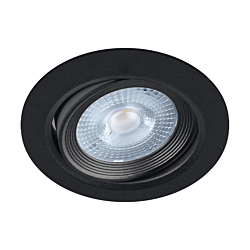 Oprawa downlight LED MONI lampa wpuszczana 5W 4000K 540lm 38° czarna STRUHM 03859