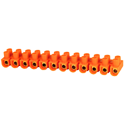Listwa zaciskowa śrubowa LTF 12-torowa 6mm2 41A 450V pomarańczowa SIMET 21412108