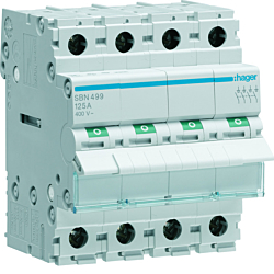 Rozłącznik izolacyjny 4P 125A 400V Hager SBN499
