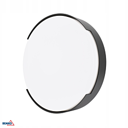 Oprawa elewacyjna LED VALANT plafon 16W 3000K 1120lm 120° IP65 grafit Bemko C25-EL1-R-016G...