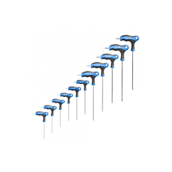 Zestaw kluczy torx security typu-T długie 10szt Hogert HT1W881