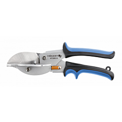 Nożyce do cięcia profili z kątomierzem 220mm czarny/niebieski Hogert HT3B514