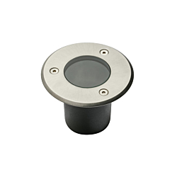 Oprawa najazdowa okrągła ALFA-O-MINI GU10 IP67 10W srebrna GTV ON-ALFAOGU10-06-MINI