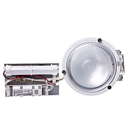 Oprawa downlight świetlówkowa BERYL 2xG24q-2 26W IP44 srebrna M22 Luxiona 0C2AM266-2SZY921...