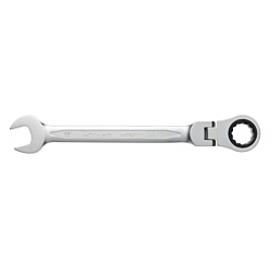 Klucz płasko-oczkowy z przegubem i grzechotką 13mm CrV Hogert HT1R053