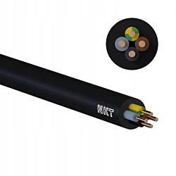 Kabel ziemny YKY 4x10mm2 600/1000V czarny - 1m NKT