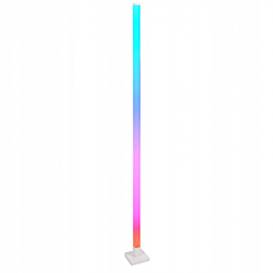 Lampa podłogowa stojąca LED RGB muzyczna TUYA 10W USB z pilotem biała Eco Light EC20545
