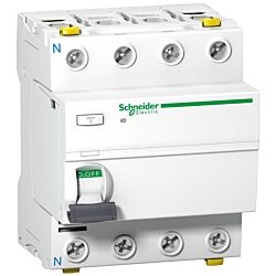 Wyłącznik różnicowoprądowy RCCB A 4P 40A 30mA 6kA iID-40-4-30-A, Acti9, Schneider Electric...