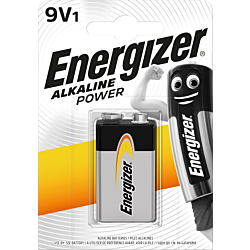 Bateria alkaiczna ENERGIZER ALKALINE POWER E LR61 9V 1szt Energizer 7638900297409