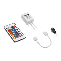 Kontroler z pilotem LED RGB mini 12-24V DC GTV LD-KONMINI-RGB