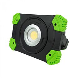 Lampa robocza LED LR-A20 z akumulatorem 20W 5000K 2000/1000/400lm czarno-zielona Eco Light...