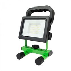 Naświetlacz przenośny LED PN-A2 z akumulatorem 20W 5000K 800/1600lm IP54 zielony Eco Light...