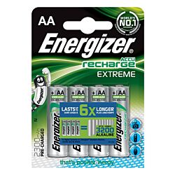 Akumulatorek niklowo-wodorkowy ENERGIZER EXTREME AA 2300mAh 4szt Energizer E300624601