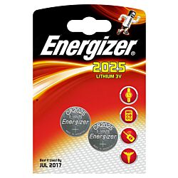 Bateria specjalistyczna litowa ENERGIZER CR2025 3V 2szt Energizer E301021502