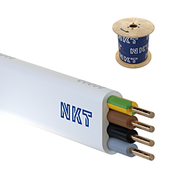 Przewód instalacyjny płaski YDYp 4x1,5 NKT - 1m