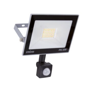 Naświetlacz LED KROMA z czujnikiem ruchu 30W 4200K 2660lm IP65 115° szary STRUHM 03606