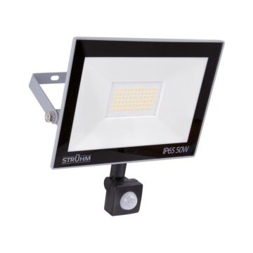 Naświetlacz LED KROMA z czujnikiem ruchu 50W 4200K 4420lm IP65 114° szary STRUHM 03607
