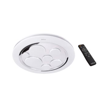Oprawa plafon LED DROPS lampa dekoracyjna z pilotem 24W 4200K 3090lm 140° IP44 biała STRUHM 03865