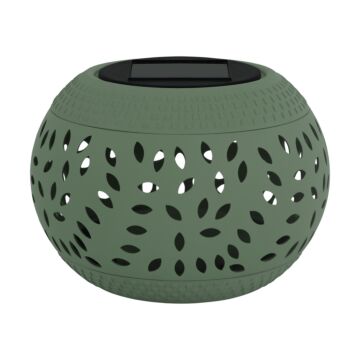 Lampka stołowa solarna LED HERBI 0,2W z akumulatorem 1,2V 1xAA 200mAh IP44 zielona STRUHM 04731