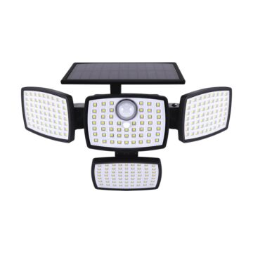 Naświetlacz solarny LED BORUT NW z czujnikiem ruchu 10W 4100K 1100lm 120° IP65 czarny STRUHM 04948