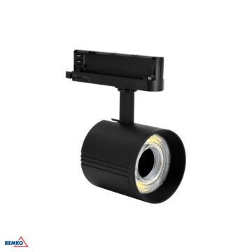 Oprawa reflektor VASKO GU10 lampa na szynoprzewód 40W czarna Bemko C40-VSK-3F-040BL-3K
