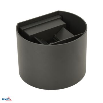 Oprawa elewacyjna LED VALIT 12W 4000K 1100lm max 100° IP65 grafit Bemko C25-EL2-KR-205GR-4K