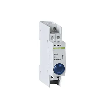 Lampka sygnalizacyjna kontrolna LED pojedyncza niebieska 230V 1P 1F NOARK 102448