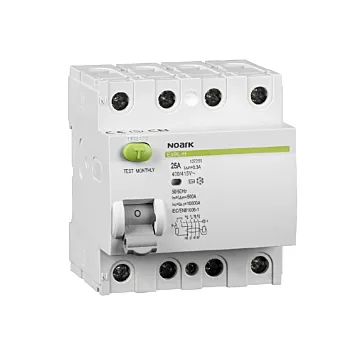 Wyłącznik różnicowoprądowy RCCB Typ AC 4P 40A 300mA 10kA Ex9L-H NOARK 108184