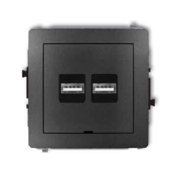 Gniazdo USB Karlik 11DCUSBBO-6