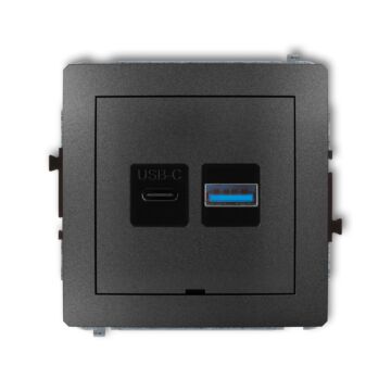 Gniazdo USB Karlik 11DCUSBBO-8