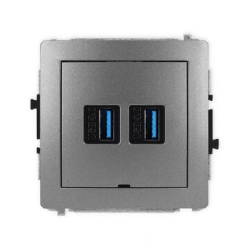 Gniazdo USB Karlik 11DGUSBBO-6