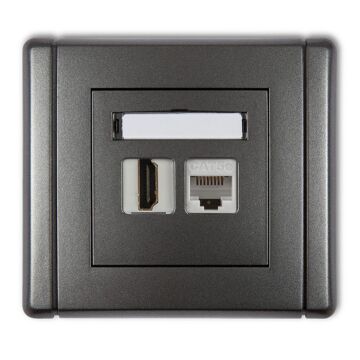 Gniazdo komputerowe, Gniazdo HDMI Karlik 11FGHK-45e
