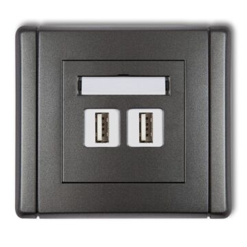 Gniazdo USB Karlik 11FGUSB-6