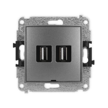 Gniazdo USB Karlik 11IGUSBBO-2