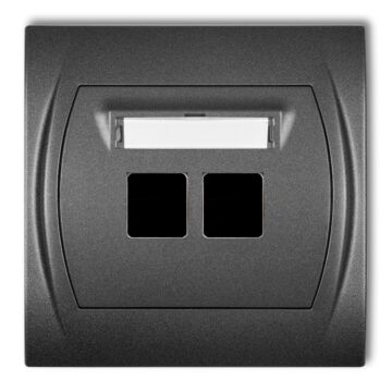 Gniazdo multimedialne bez modułu Karlik 11LGM-2P