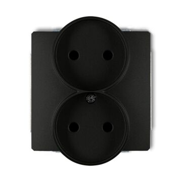 Gniazdo podwójne Karlik 12DGPR-2p