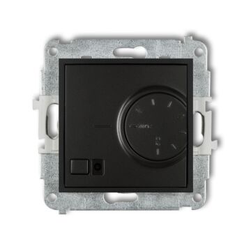 Regulator temperatury z czujnikiem podpodłogowym czarny mat Karlik MINI 12MRT-1