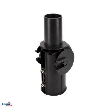 Uchwyt do lampy ulicznej regulowany czarny O50/O60 Bemko C84-KUL1-50-UR