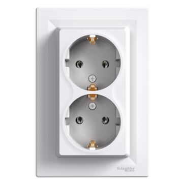 Gniazdo podwójne, Gniazdo SCHUKO Schneider Electric EPH9900121