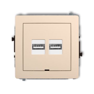 Gniazdo USB Karlik 1DCUSBBO-6