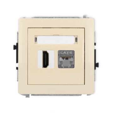 Gniazdo komputerowe, Gniazdo HDMI Karlik 1DGHK-46